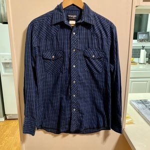 Vintage 80s Wrangler button up
